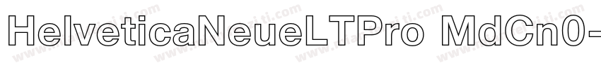 HelveticaNeueLTPro MdCn0字体转换